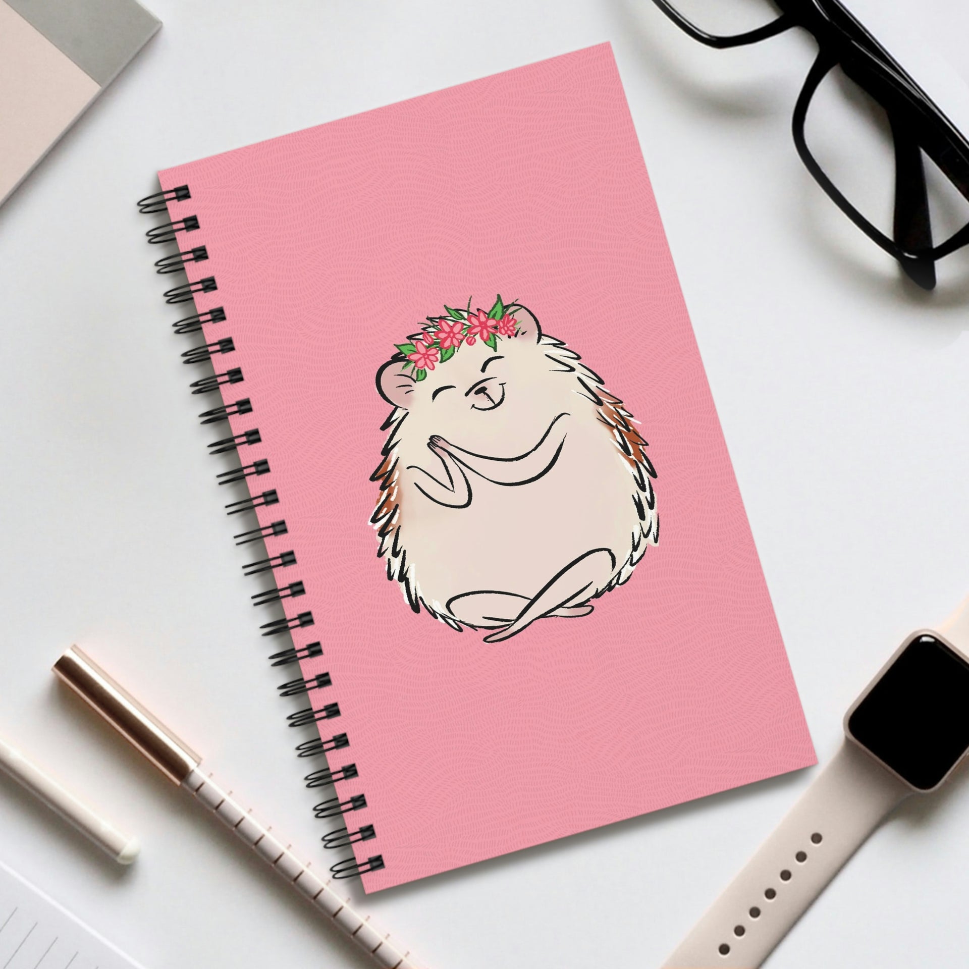 Flower Crown Spiral Journal