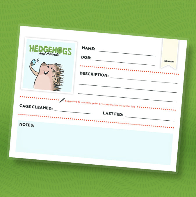 Hedgie Health Card