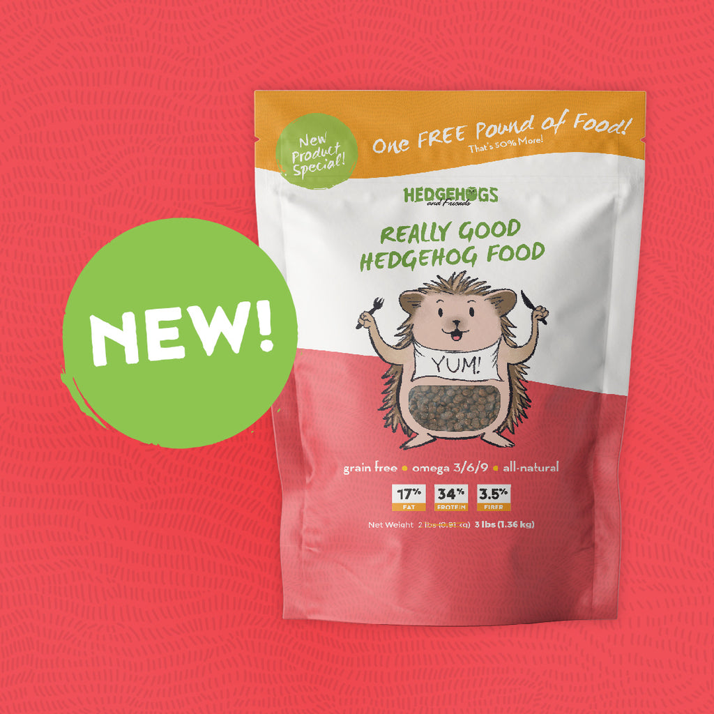 Introducing New Hedgehog Food!