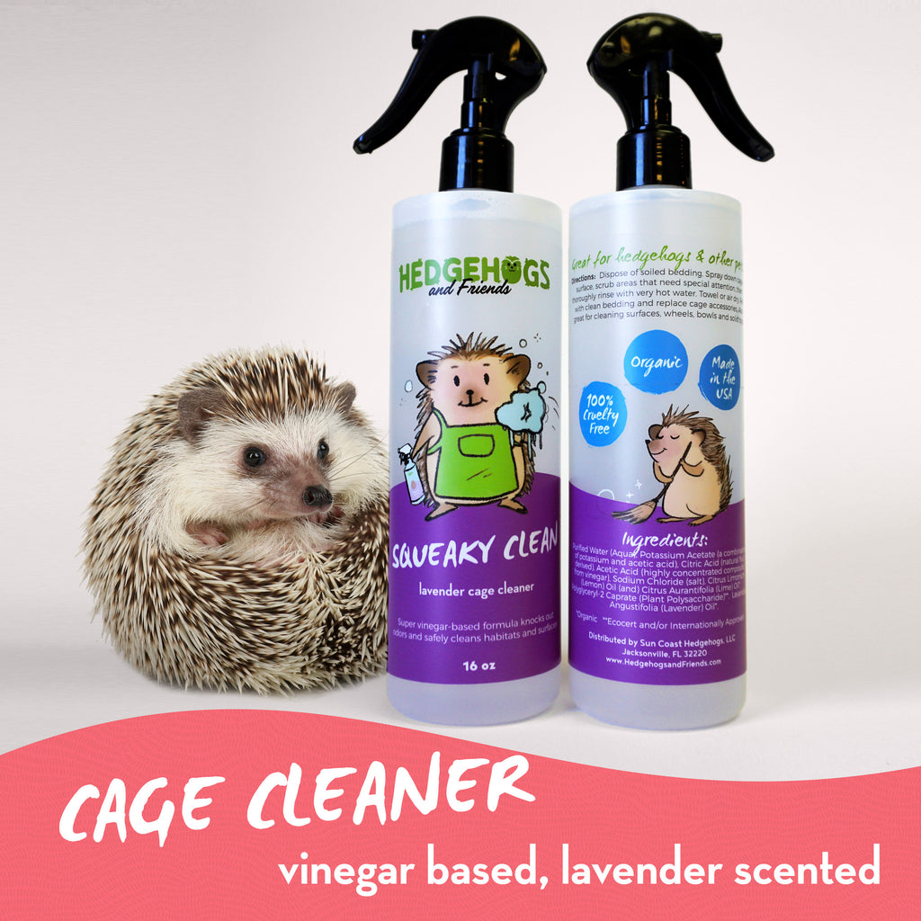 Hedgehog Gift Set includes Shampoo, Cage Cleaner, Nail Clipper and Sticker  Sheet – Hedgehogs and Friends