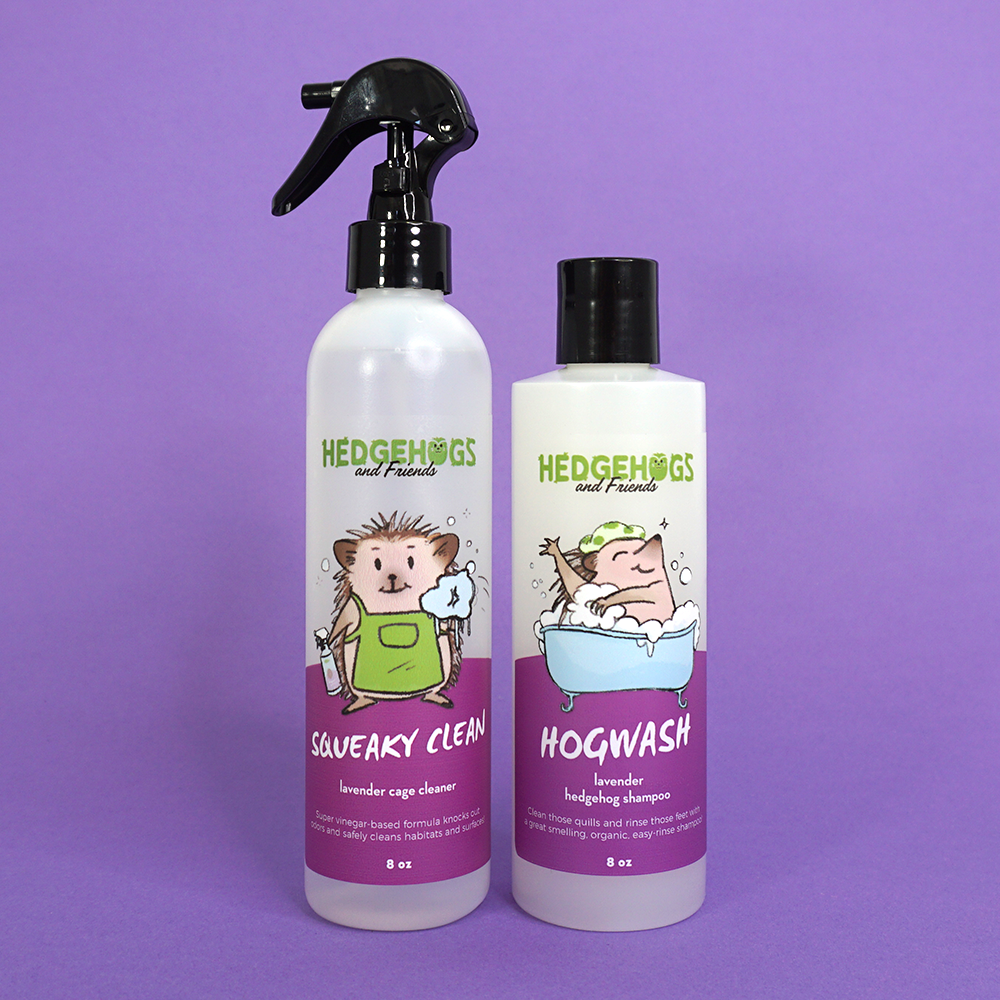 Hedgehog Shampoo & Cage Cleaner Bundle - 8oz